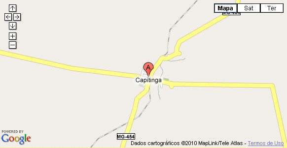 Encontre aqui no Google Maps a cidade do Nerso - Capitinga